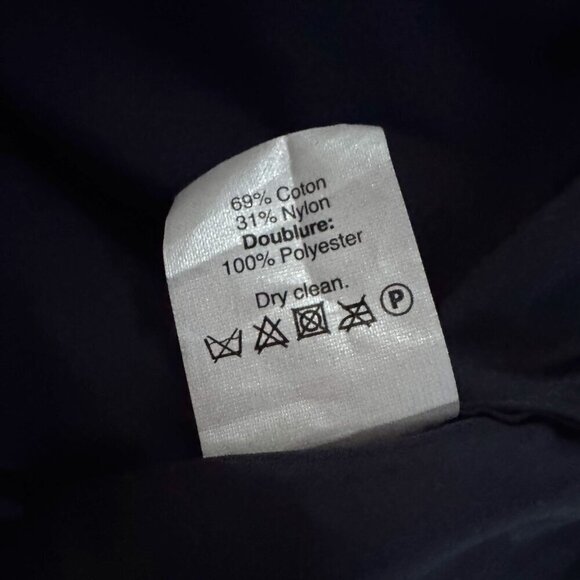 J CREW Navy Blue Lace Midi Sleeveless Fitted Sheath Dress Lined Wedding Formal 2 - Picture 7 of 7